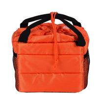 Waterproof Insert Partition Camera Hand Bag Shockproof Padded Divider Case for DSLR(Orange) oranžinė