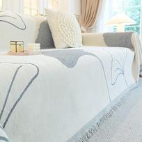Universal Anti-Cat Scratching Sofa Cover - Modern, All-Season, Backrest Blanket 180x130 cm