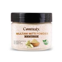 Cosmaty Organic 100% Grynas Multani Mitti Milteliai (Fullerio žemė) Odos Moliai (400gm)