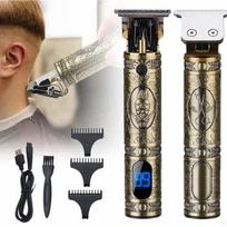 Cadeau,SURKER Tondeuse Cheveux Professionnelle USB Charge Tondeuse Barbe avec LED Affichage pour Hommes