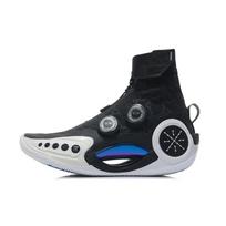 Li Ning Wow 9 Infinity High-Top Basketball Shoes Women Sneakers Black ABER002-1 37