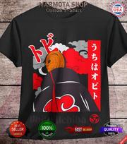Obito Uchiha T-Shirt Naruto Shippuden Itachi Akatsuki Anime Unisex Tee Shirt 4XL