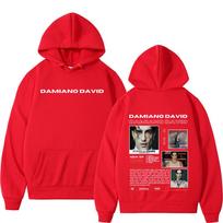 Funny Little Fears Album Damiano David World Tour 2025 Sweatshirt Men Hip-hop Pullover Oversized Long Sleeves Casual Tracksuit S