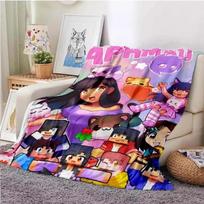 APHMAU Sofos pledas Svetainė Miegamasis Lova Biuras Automobilis Mesti pledas Vaikams Dovana Gimtadienio dovana#(1) 75X95CM pilka spalva