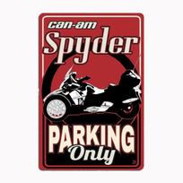 Can-Am Spyder Tik stovėjimas Automobilio Metalinės Plokštelės Skardinis Ženklas Interjero Namų Kambario Dekoras Virtuvės Sienos Dekoras 20x30cm（7.8x11.8inch）