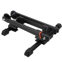 Bicycle Foldable Wheel Stand Holder Mountain Bike Floor Parking Rack Repair SupportBlack juoda