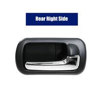Automobilio interjero vidinės durų rankenėlės Juodo chromo Honda Civic Sedanas 2001 2002 2003 2004 2005 Automobilis Front Left Door