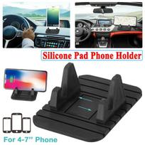 Car Dashboard Phone  Holder Mount High Temperature Resistance Desktop Anti-slip Silicone Pad Bracket juoda