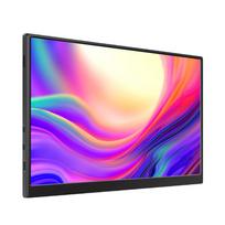 10.5In IPS Monitor HDMI-compatible Portable LCD Screen Built-in Speaker Electronic Display High Definition for Switch Phone