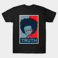 Men Black Print T-shirt Truth No-Cut Transfer Paper Print Cotton Tshirt L juoda