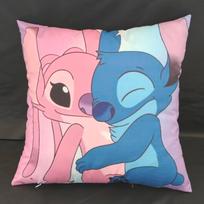 Cute Disney Lilo&Stitch Pillowcase Cartoon Anime Figure Angel Sofa Cushion  Home Bedroom Decoration Kawaii Birthday GiftsA,(3) 30x30cm