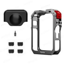 Metal Rabbit Cage For DJI OSMO 360 Quick Release Full Protective Frame Cold Shoe Mount for DJI Osmo 360 Panoramic Sports Camera