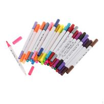 Double Tip Brush Pen Set for Watercolor, Acrylic Painting Pens, Color Marking Pens Artist, Craft 36 Colors White