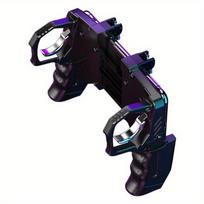 Game Controller Mobile Controller Four Finger Linkage Quick Shooting Button All-in-one Machine Mobile Game Controller White