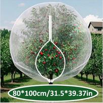 12 Sizes Fruit Tree Protection Netting 1mm Mesh PE Cover with Enhanced Zipper & Adjustable Drawstring Anti-Bird/Insect/Bees 5pcs balta