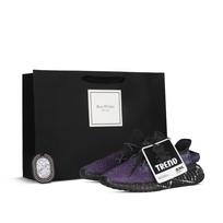 Adidas Originals Yeezy Boost 350 V2 Low top Casual Shoes Unisex Black Purple HQ4540(Team368-2.0) 36