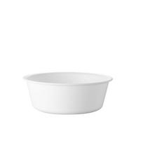 Matinis plastikinis praustuvas voniai, skalbyklai, bendrabučiams, daugiafunkcis buities darbams white