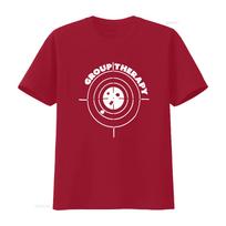 GROUP THERAPY Funny Gun Target Shooting Rights T Shirt vintage Washed Stretched Comfortable designer clothes S