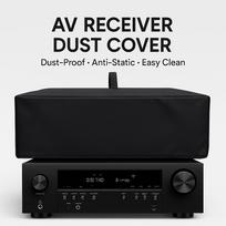 Cost-Effective AV Receiver Dust Cover, Anti-Static Easy-Clean, Compatible with Most Receivers Amplifiers & Stereo Panels 33x46x14cm juoda