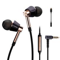1MORE Wired Earphones Triple Driver Conversion Adapter Included Type MEMS Microphone Remote Control Cable Design AUDIO Certified THX Officially auksas