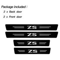 4 vnt. Automobilio slenksčio lipdukai Anti-Scratch Lipdukas Durų slenkstis MG ZS Automobilio interjero aksesuarams 4PCS