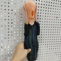 New Creative Cover One's Ears Scream Scream Witch Vocal Doll Toy Halloween Weird Pranks Scary Toys For Children Decompress Toys