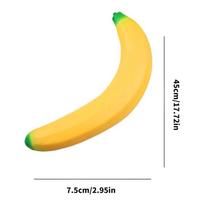 Super Bananas Squishy Suspaudžiamas Lėtai Atsistatantis Minkštas Spaudimo Kamuoliukas Biuro Namų Dekoras Sumažinti Stresą Nerimą Vaikams Suaugusiems Tobula Dovana