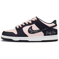 Nike Dunk Vine Pink Slip Resistant Low top Campus Skateboard Shoes Unisex Black Pink DD1391-100(Team1093-) 38.5