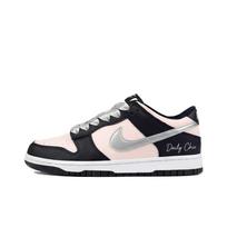 Nike Dunk Sweetheart Slip Resistant Low top Campus Skateboard Shoes Unisex Black Silver Pink DD1391-100(Team1093-) 38.5