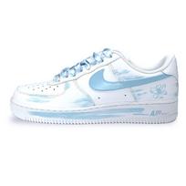 Nike Air Force 1 Low top Skateboard Shoes Men's Blue White CW2288-111(Team371-) 42.5
