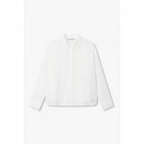 Vov Sheer Sier Cropped Blouse  7156360002 white/S