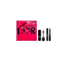 DIOR Lipstick Two-piece set: #720 Velvet Blue Gold Lipstick 3.5g + #390 Lacquered Amber Black Tea Stunning Lipstick 2.2g juoda