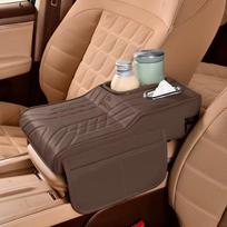 PU Leather Car Armrest Box 2 Cup Holder Vehicle Armrest Cushion  Car Interior ruda