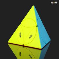 QiYi Mofangge Coin Tetrahedron Pyramid Magic Cube Toy Speed Puzzle Strange shape coin  Newest qiyi pyramind cube