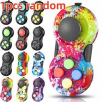 Retro Classic Fidget Pad Controller 8-Function Handheld Game Fidget Toys Packs - Stress Relief Sensory Toys for Kids Adults ADHD