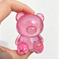 Squishy Mini Cute Bear Maltose Squeeze Toy Stress Relief Fidget Sensory Toys Soft Slow Rebound Calming Gadget Squeeze Toy rožinė