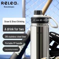 RELEA 600ML 316L Stainless Steel Multi-Drink Sports Insulated Bottle