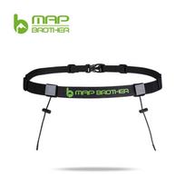 Adjustable Reflective Marathon Bib Holder Running Belt