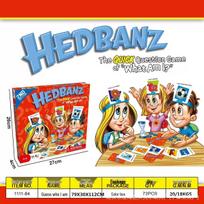 Hedbanz English Family Party Game: Guess Who I Am? Parent-Child Board Card Game