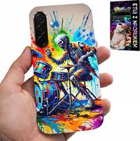 Etui Do Samsung Galaxy A36 5G - Rock Perkusja Bębny Kościotrup Pokrowiec