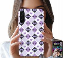 Etui Do Samsung Galaxy A36 5G - Modne Serca Kokardki Kokarda + Szkło