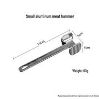 304 Stainless Steel Meat Tenderizer Hammer - Alloy Kitchen Tool with Needle for Tenderizing and Breaking Tendons