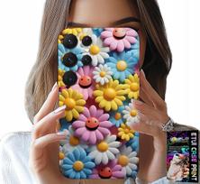 Etui Do Samsung Galaxy S22 Ultra - Kolorowe Kwiatki, Stokrotki Futerał Case