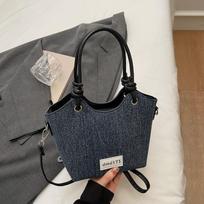Shoulder Crossbody Bucket Bag Women Fall 2026 Textured Fashi Minimalist Vintage Casual Unique Design Handbag juoda