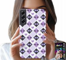 Etui Do Samsung Galaxy S21 - Modne Serca Kokardki Kokarda + Szkło