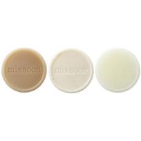 mixsoon Bean Travel Kit 3-Piece Set (Shampoo Bar + Conditioner Bar + Body & Face Bar) Eco-Friendly Vegan Travel Essential