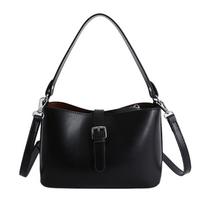 Sweet Simple Hobo Bag Soft Leather Crossbody Handbag With Buckle For Women Daily Shopping Fashi Satchel Gifts For Lady juoda