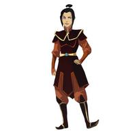 Halloween Women's Avatar Azula Cosplay Costume: Ancient Anime Role-Playing Outfit Small pilnas spalvų rinkinys