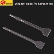 Flat & Pointed Chisels for Hammer Drills and Electric Picks Hammer drill wide flat chisel [40mm wide]