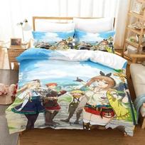 Atelier Ryza Ever Darkness  the Secret Hide out 3D Duvet Cover Bedding Set Comforter Linen Pillowcases Home Decor Single Double 135x200cm